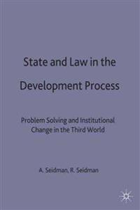 Bokomslag for "State and Law in the Development Process"