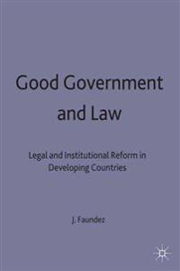 Bokomslag för "Good Government and Law"