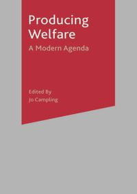 Bokomslag for "Producing Welfare"