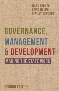 Bokomslag for "Governance, Management and Development"
