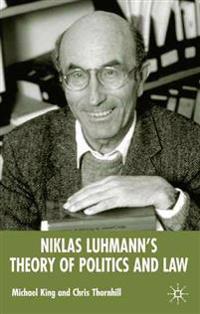 Bokomslag för "Niklas Luhmann's Theory of Politics and Law"