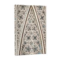 2026 Vault of the Milan Cathedral (Duomo di Milano) Mini 12-month Horizontal Hardcover Flexi Dayplanner 2026 (Wrap Closure)