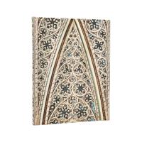 2026 Vault of the Milan Cathedral (Duomo di Milano) Ultra 12-month Verso Hardcover Flexi Dayplanner 2026 (Wrap Closure)