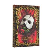 Masked Melody (Phantom of the Opera) Mini Lined Hardcover Journal (Elastic Band Closure)