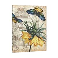 Golden Fritillaria Ultra Lined Softcover Journal (Elastic Band Closure)