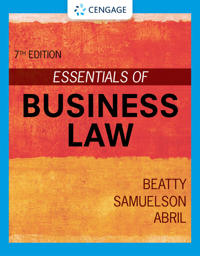 Essentials of Business Law