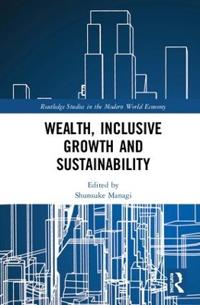 Kirjan kansi "Wealth, Inclusive Growth and Sustainability"