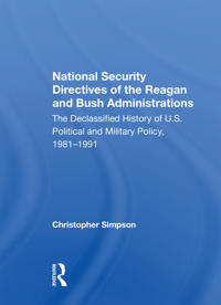 Bokomslag för "National Security Directives of the Reagan and Bush Administrations"