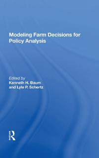 Bokomslag för "Modeling Farm Decisions For Policy Analysis"