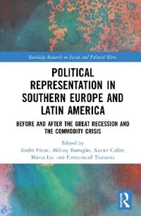 Kirjan kansi "Political Representation in Southern Europe and Latin America"