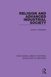 Bokomslag för "Religion and Advanced Industrial Society"