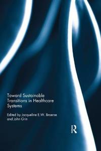 Kirjan kansi "Toward Sustainable Transitions in Healthcare Systems"