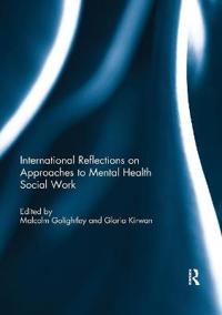 Kirjan kansi "International Reflections on Approaches to Mental Health Social Work"