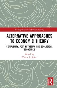Kirjan kansi "Alternative Approaches to Economic Theory"