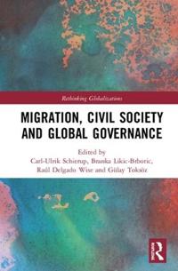 Kirjan kansi "Migration, Civil Society and Global Governance"