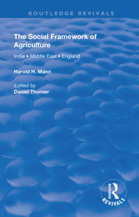 Bokomslag för "The Social Framework of Agriculture"