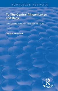 Kirjan kansi "To The Central African Lakes and Back"