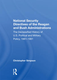 National Security Directives Of The Reagan And Bush Administrations