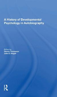 Kirjan kansi "A History Of Developmental Psychology In Autobiography"