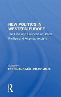 Kirjan kansi "New Politics in Western Europe"