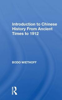 Bokomslag för "Intro Chinese History"