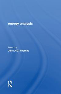 Bokomslag för "Energy Analysis"
