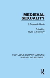 Bokomslag för "Medieval Sexuality"