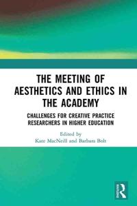 Kirjan kansi "The Meeting of Aesthetics and Ethics in the Academy"