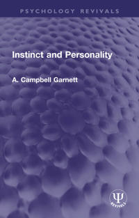 Bokomslag för "Instinct and Personality"