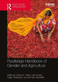 Kirjan kansi "Routledge Handbook of Gender and Agriculture"
