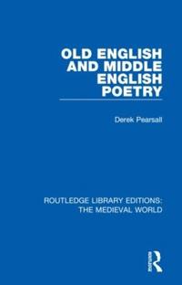 Bokomslag för "Old English and Middle English Poetry"