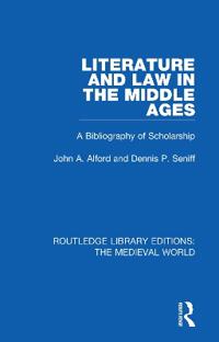 Bokomslag för "Literature and Law in the Middle Ages"