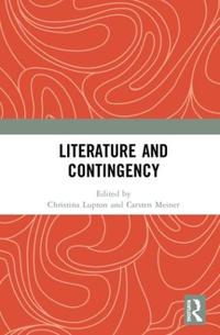 Kirjan kansi "Literature and Contingency"