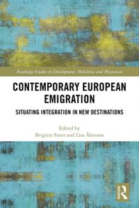 Kirjan kansi "Contemporary European Emigration"