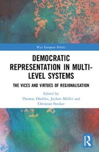Kirjan kansi "Democratic Representation in Multi-level Systems"