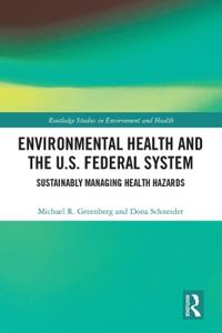 Kirjan kansi "Environmental Health and the U.S. Federal System"