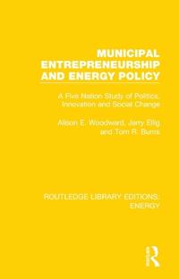 Kirjan kansi "Municipal Entrepreneurship and Energy Policy"