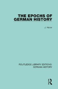 Bokomslag för "The Epochs of German History"