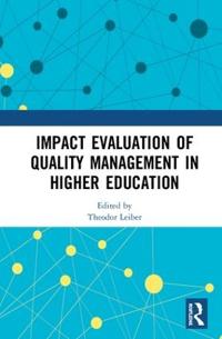 Bokomslag för "Impact Evaluation of Quality Management in Higher Education"