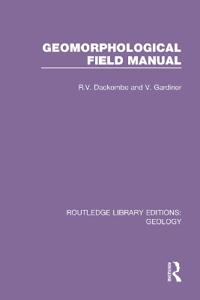 Bokomslag för "Geomorphological Field Manual"