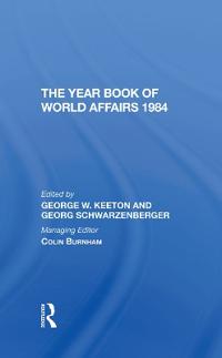 Kirjan kansi "The Year Book Of World Affairs 1984"