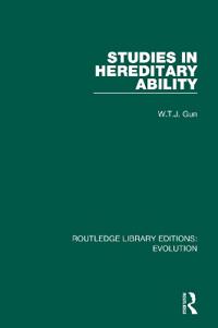 Bokomslag för "Studies in Hereditary Ability"