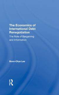 Kirjan kansi "The Economics of International Debt Renegotiation"