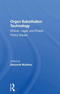 Bokomslag för "Organ Substitution Technology"