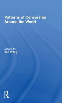 Bokomslag för "Patterns Of Censorship Around The World"