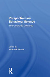 Bokomslag för "Perspectives On Behavioral Science"