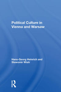 Kirjan kansi "Political Culture In Vienna And Warsaw"