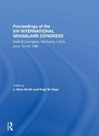 Proceedings Of The Xiv International Grassland Congress