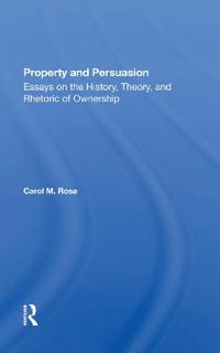 Bokomslag för "Property And Persuasion"