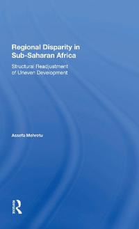 Bokomslag för "Regional Disparity In Subsaharan Africa"